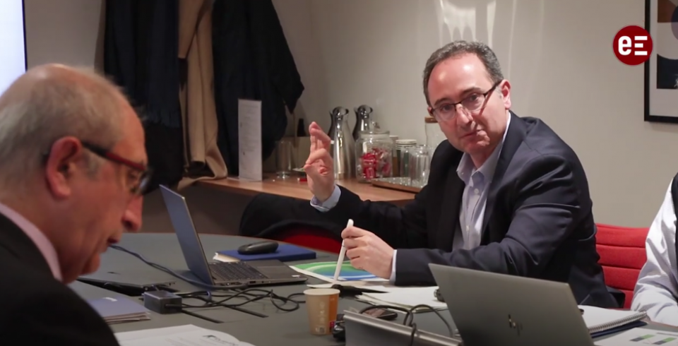 Carlos Dalmau durante la presentaci&oacute;n el pasado mes de febrero, del Informe del Factoring y Confirming al cierre de 2023.