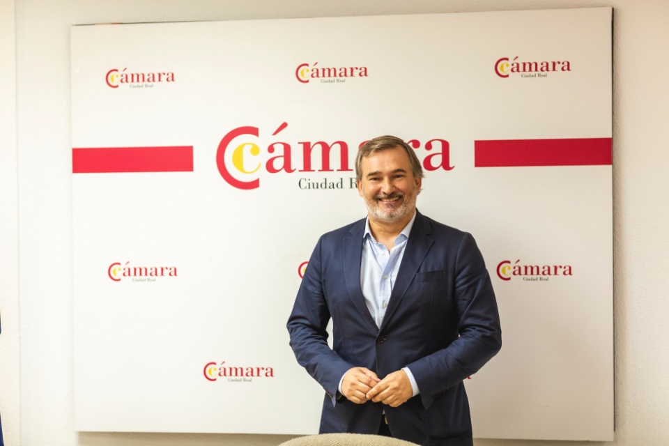 El director general de la C&aacute;mara de Comercio e Industria de Ciudad Real, Luis Enrique Rodr&iacute;guez.