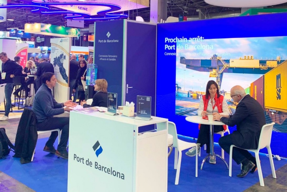 El stand del Port de Barcelona.