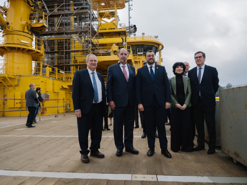 Hereu, que ha participado en el puerto de Figueras (Asturias) en el acto institucional con motivo del centenario de Astilleros Gondán. Hereu, que ha participado en el puerto de Figueras (Asturias) en el acto institucional con motivo del centenario de Astilleros Gondán.