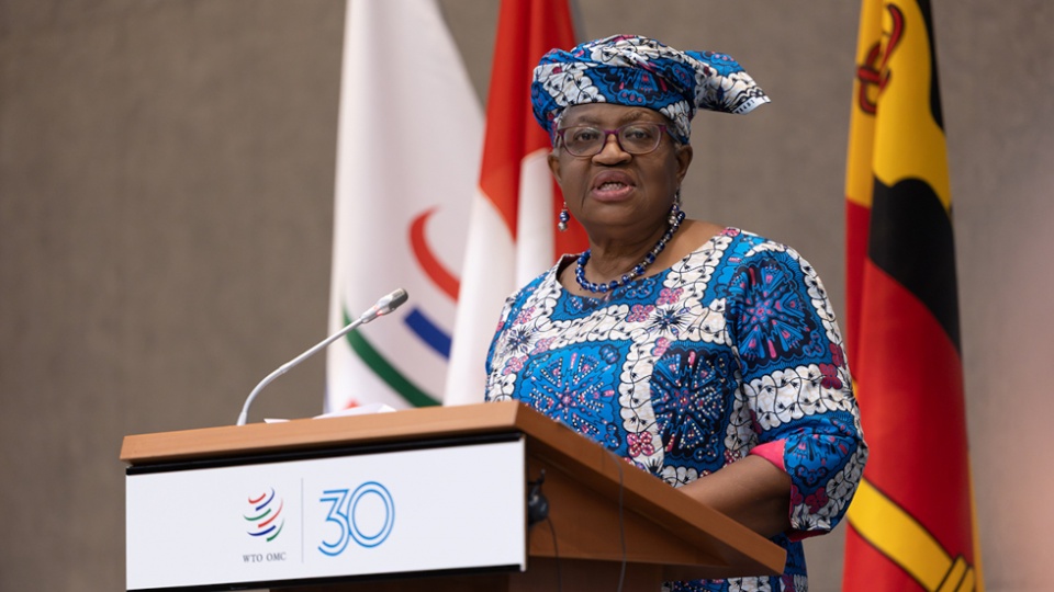 La Directora General de la OMC, Ngozi Okonjo-Iweala.