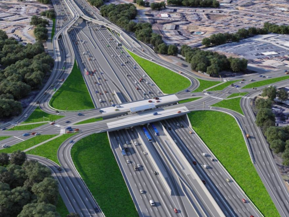 ACS Infra y FlatironDragados lideran el proyecto SR 400 Express Lanes en Georgia. (Foto: ACS).