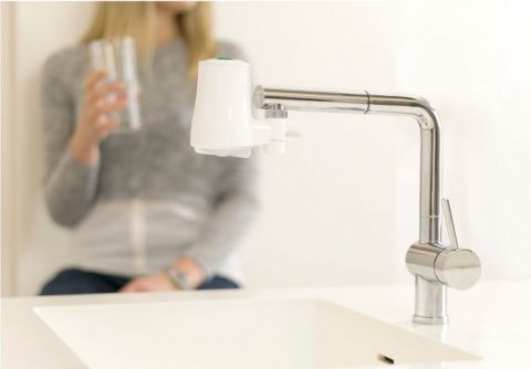 TAPP 2 es el primer filtro para el agua del grifo con cartuchos biodegradables, realizados a base de fibra de coco.