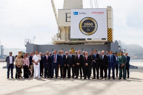 El acto en la terminal Ership del Puerto de Cartagena.