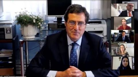 El presidente de CEOE, Antonio Garamendi. El presidente de CEOE, Antonio Garamendi.