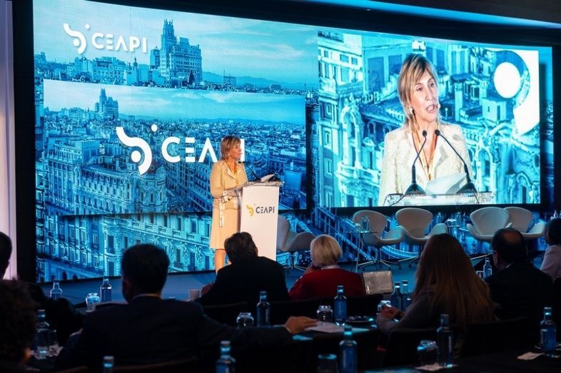 Núria Vilanova, presidenta de CEAPI, en el Congreso de 2019. Núria Vilanova, presidenta de CEAPI, en el Congreso de 2019.