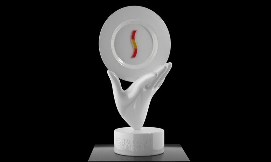Trofeo otorgado a los restaurantes. Trofeo otorgado a los restaurantes.