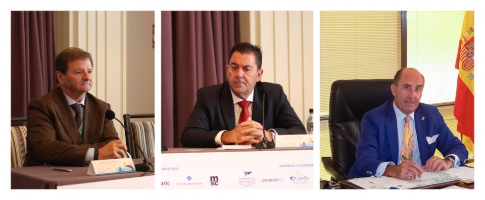 Antonio Llobet, Antonio Mena y Remigio Gonz&aacute;lez.