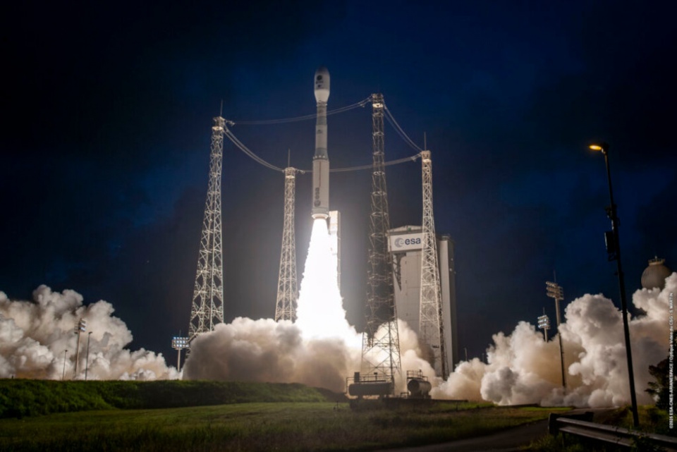 Fotograf&iacute;a: (C) ESA-CNES-ARIANESPACE/Optique vid&eacute;o du CSG&ndash;S. Martin.
