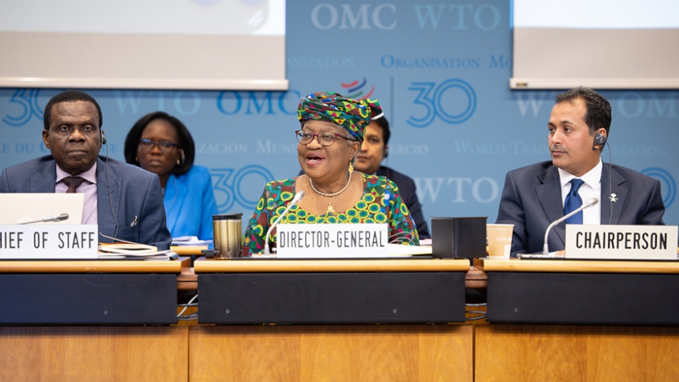Okonjo-Iweala enfatizó que la relevancia de la OMC depende de estos cambios cruciales. Okonjo-Iweala enfatizó que la relevancia de la OMC depende de estos cambios cruciales.