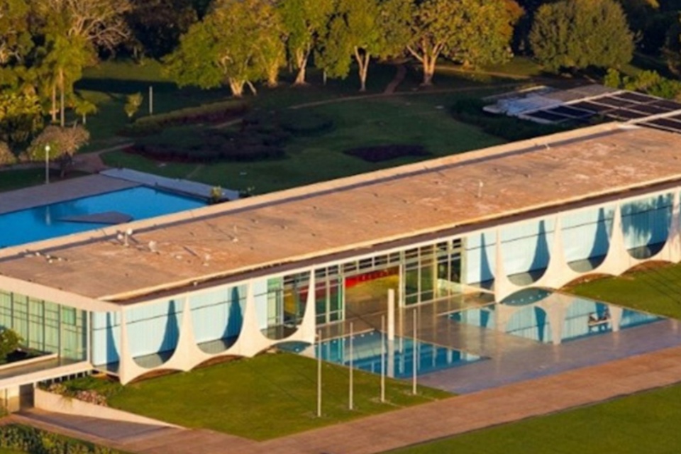 Palacio de la Alvorada, Brasil.