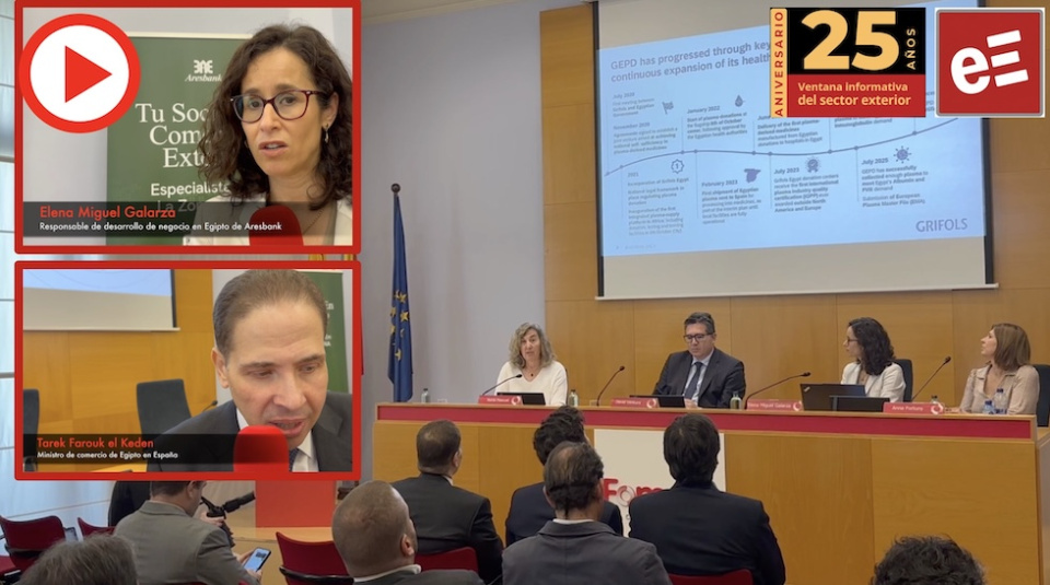 Foment del Treball y Aresbank impulsan la expansión empresarial en Egipto ante sus previsiones de crecimiento del 4,3%