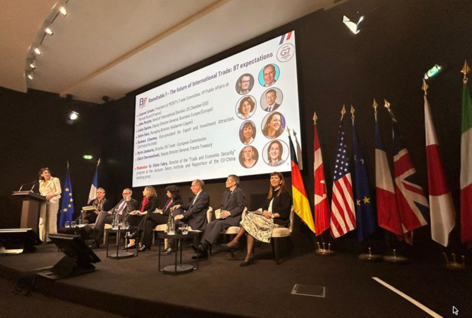 Confindustria B7 París 2026: Alerta sobre fragmentación y aranceles en comercio global y pymes (Foto: Confindustria) Confindustria B7 París 2026: Alerta sobre fragmentación y aranceles en comercio global y pymes (Foto: Confindustria)