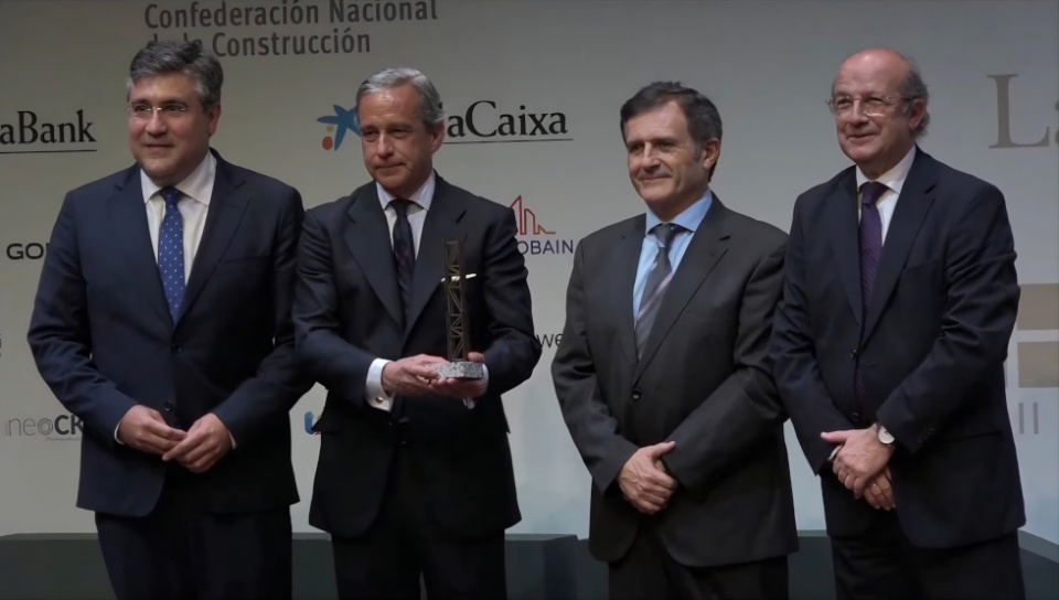 Lantania ha sido reconocida por la Confederaci&oacute;n Nacional de la Construcci&oacute;n (CNC) con el galard&oacute;n a la actividad internacional en los II Premios de la Noche de la Construcci&oacute;n.