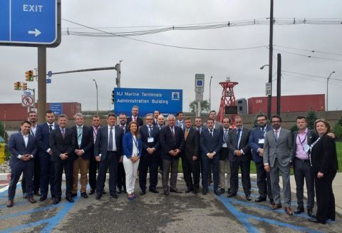 Encuentro NY Port Authority. Delegaci&oacute;n Algeciras+Extenda USA+AP NY&NJ.