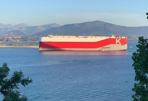 “K” Line Car Carrier. “K” Line Car Carrier.