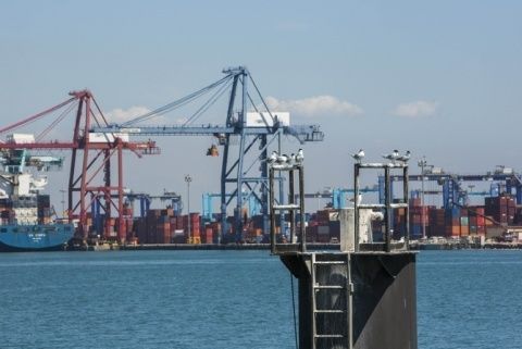 Instalaciones del Puerto de Valencia.