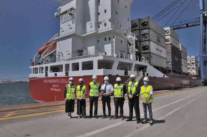 El arribo de Containerships Stellar.