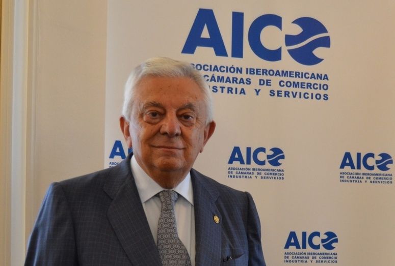 El Presidente de AICO. Francisco Herrero Le&oacute;n.