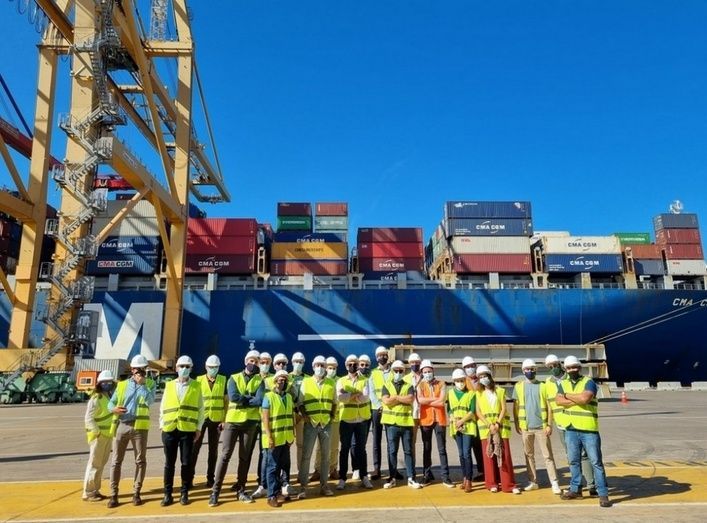 Visita de los alumnos de la XXIX edici&oacute;n a la terminal CSP Iberian Valencia Terminal S.A.U.