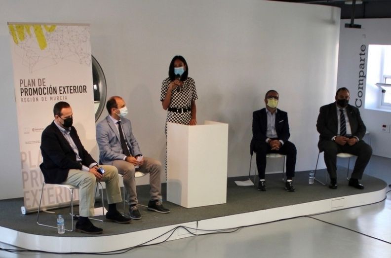 La consejera de Empresa, Empleo, Universidades y Portavocía, Valle Miguélez, durante el encuentro. La consejera de Empresa, Empleo, Universidades y Portavocía, Valle Miguélez, durante el encuentro.