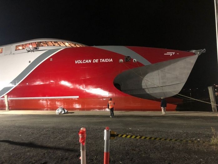 El nuevo Volc&aacute;n de Taid&iacute;a mide 111 m de eslora.
