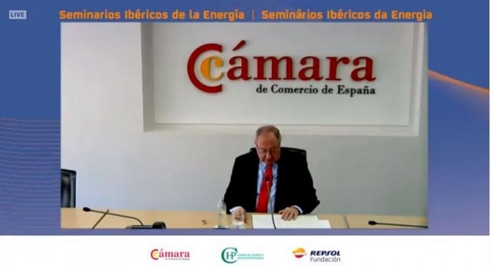 Jos&eacute; Luis Bonet, durante su intervenci&oacute;n en el Seminario.