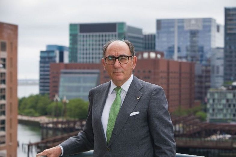 Ignacio Gal&aacute;n, presidente de Iberdrola, en Bost&oacute;n.