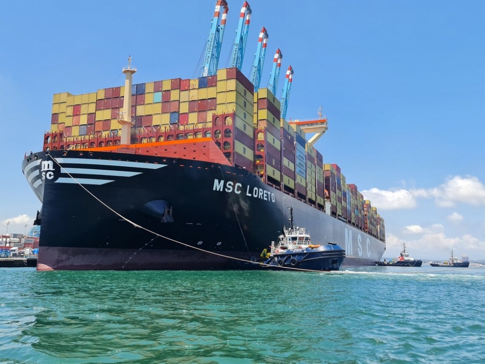 MSC Loreto en Puerto de Algeciras.