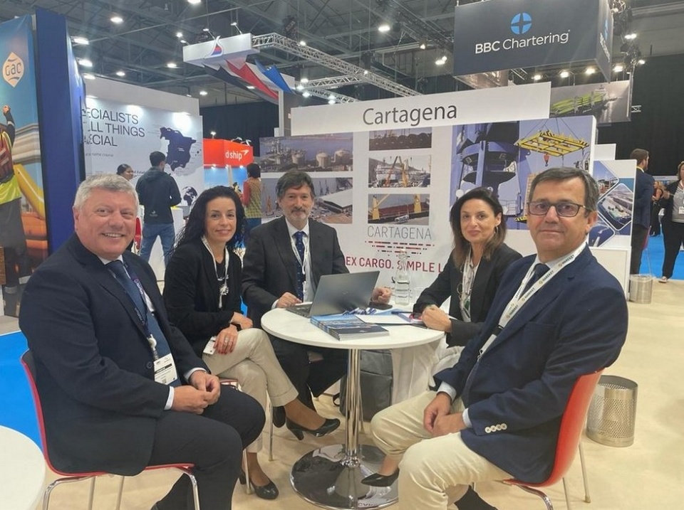 El Puerto de Cartagena en la Feria Breakbulk Europe.