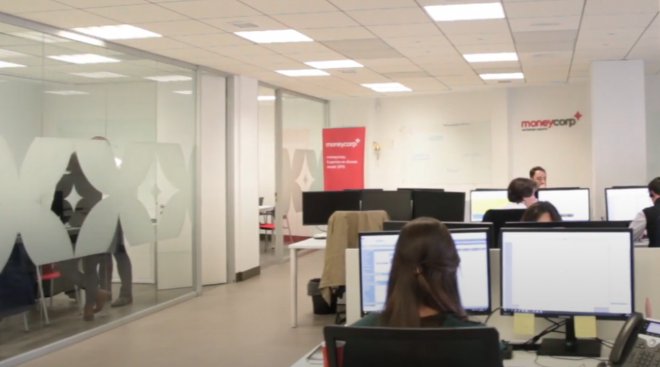 Oficinas de Moneycorp en Madrid, Espa&ntilde;a.