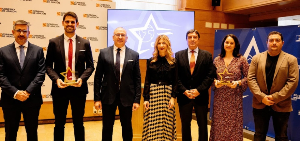 Ganadores de los Premios AREX 2023: Agroveco y Manjares de la Tierra. Ganadores de los Premios AREX 2023: Agroveco y Manjares de la Tierra.
