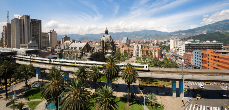 Metro Medell&iacute;n, Colombia.