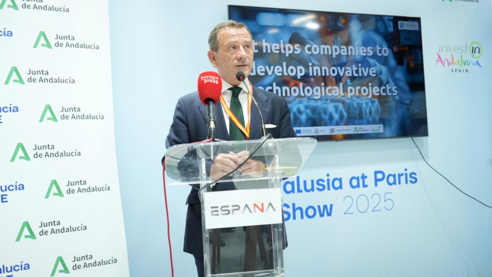 Antonio Castro, director general de Andaluc&iacute;a TRADE, presenta CFA en LeBourge.