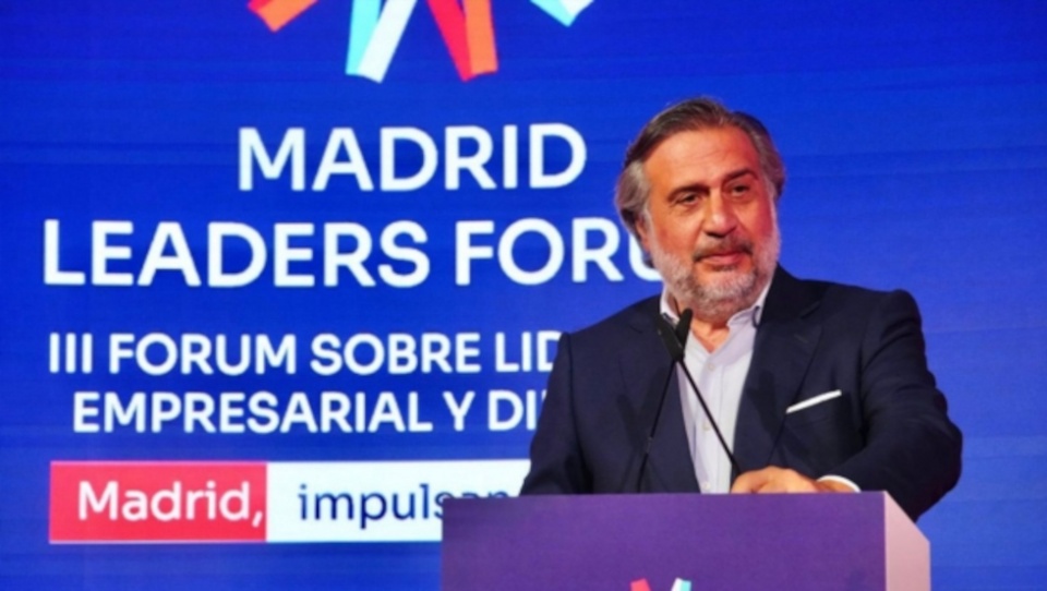 Ángel Asensio clausura la primera jornada de Madrid Leaders Forum. Ángel Asensio clausura la primera jornada de Madrid Leaders Forum.