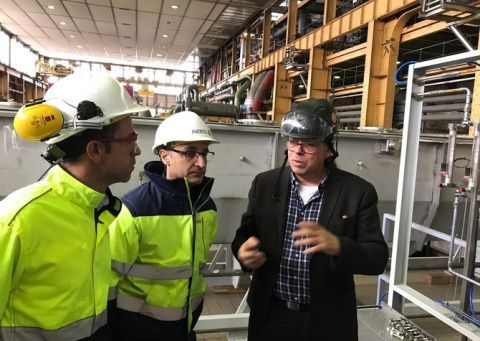Visita INERCO planta SaltX Berlin. Visita INERCO planta SaltX Berlin.