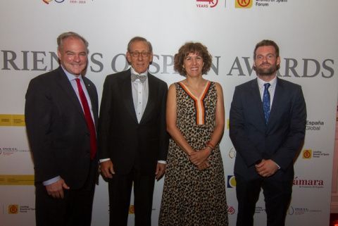 Entrega de reconocimiento a los Amigos de la Marca Espa&ntilde;a en EE.UU.