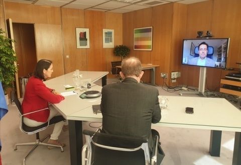 La reuni&oacute;n con director general de Easyjet en Espa&ntilde;a y presidente de la Asociaci&oacute;n de L&iacute;neas A&eacute;reas (ALA).