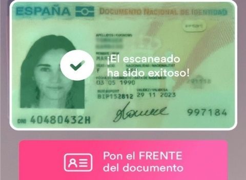 Captura del proceso de onboarding digital SelphiID realizado a través del móvil. Captura del proceso de onboarding digital SelphiID realizado a través del móvil.