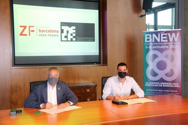 El acto de la firma ha tenido lugar en las oficinas del CZFB. El acto de la firma ha tenido lugar en las oficinas del CZFB.