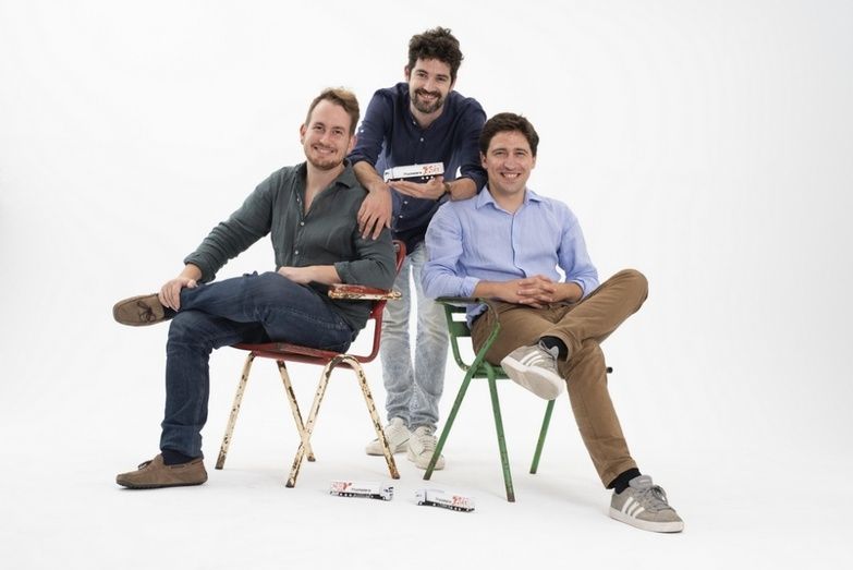 Gabor Balogh, Ram&oacute;n Castro y Luis Bardaji (de izda a dcha), fundadores de Trucksters.