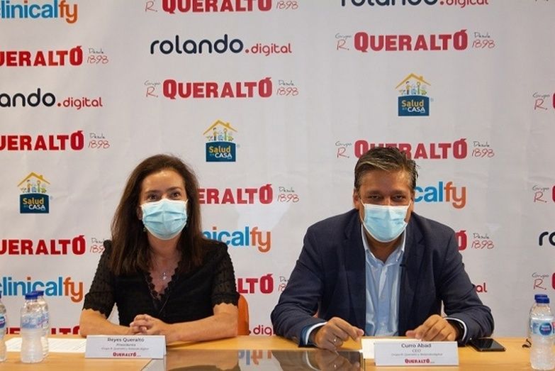 Reyes Queralt&oacute; y Curro Abad, presidenta y CEO, respectivamente, del Grupo R Queralt&oacute;.
