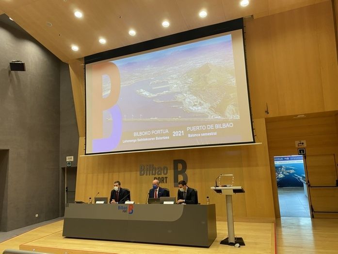 La rueda de prensa donde se presentó el balance semestral. La rueda de prensa donde se presentó el balance semestral.