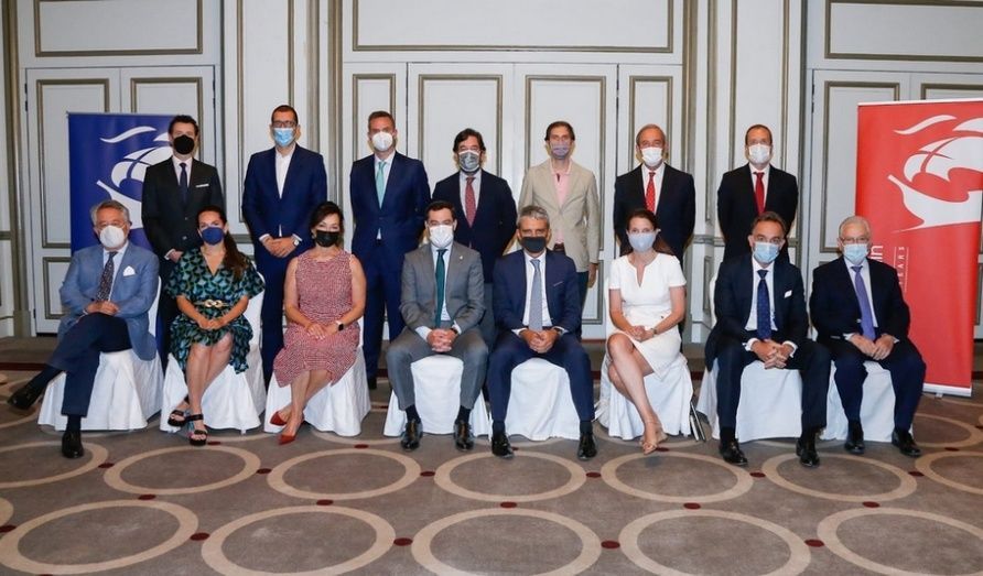 La Junta de Gobierno de AmChamSpain se re&uacute;ne con el Presidente de la Junta de Andaluc&iacute;a, Juan Manuel Moreno.