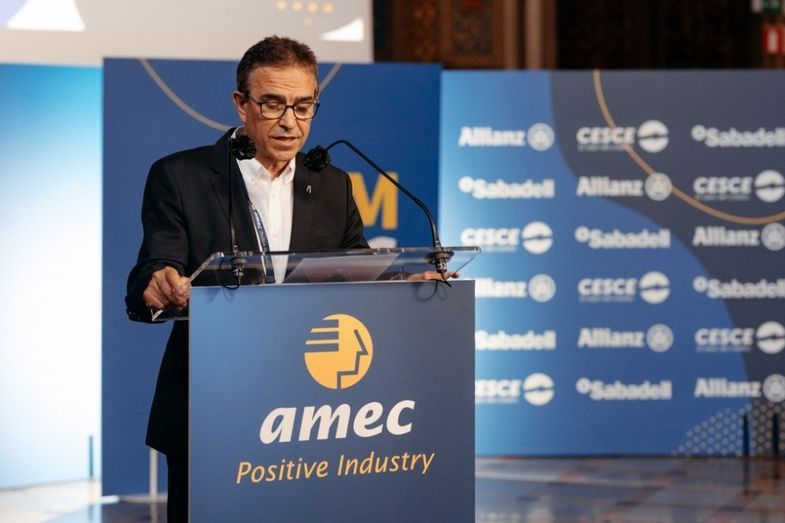 El presidente de amec, Pere Relats. El presidente de amec, Pere Relats.