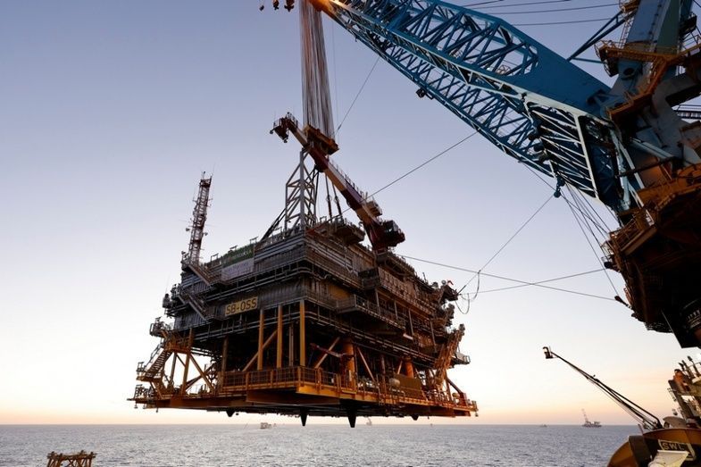 Subestacion offshore.