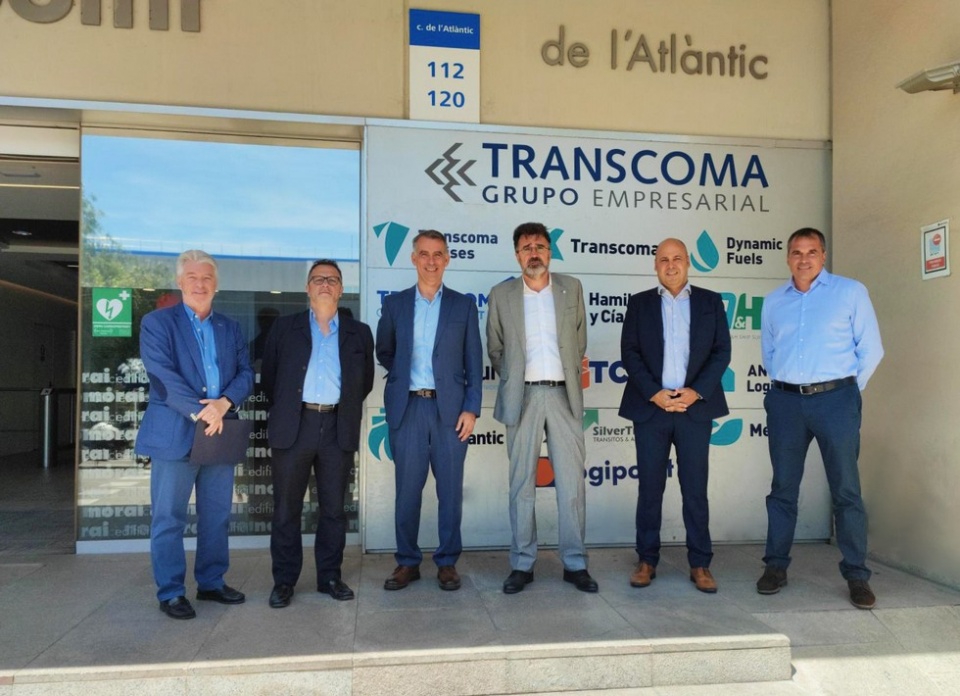 La visita del presidente del Puerto de Barcelona a la sede de Transcoma Grupo Empresarial, para conocer de primera mano el horizonte de expansi&oacute;n internacional del grupo.