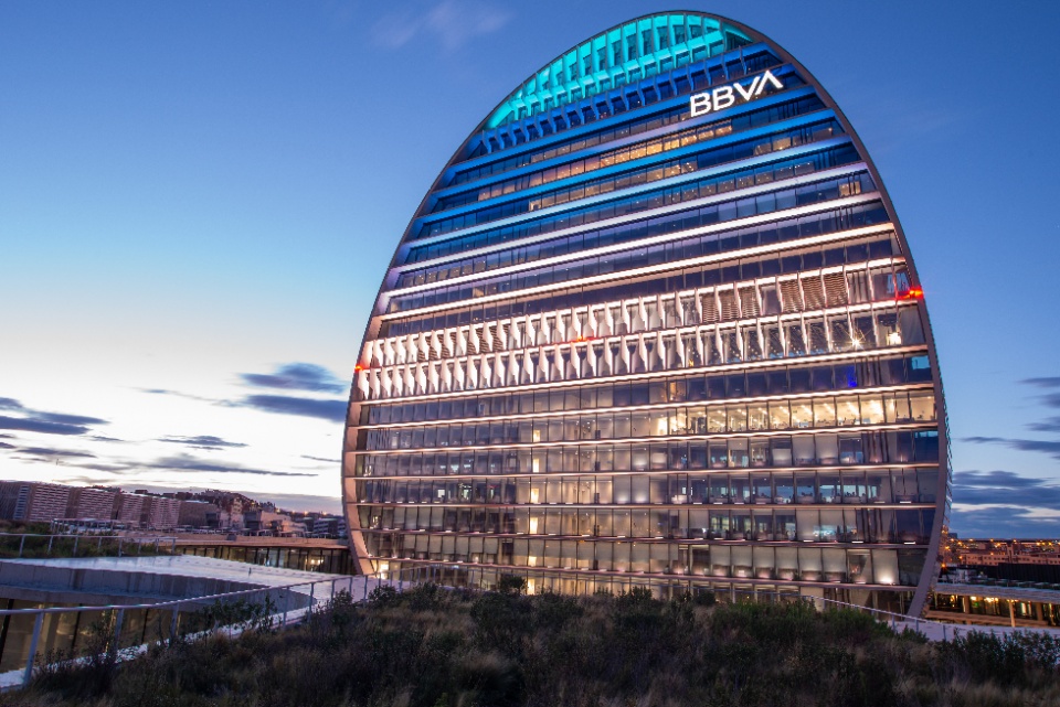 Sede BBVA, edificio la Vela en Madrid