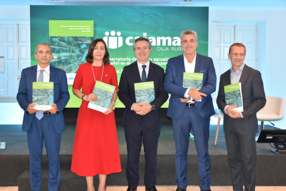 Presentaci&oacute;n del Informe 2024 del &lsquo;Observatorio sobre el sector agroalimentario espa&ntilde;ol en el contexto europeo&rsquo;.