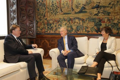 Preaudiencia con el embajador saliente del Reino Unido en España, Simon Manley. Preaudiencia con el embajador saliente del Reino Unido en España, Simon Manley.